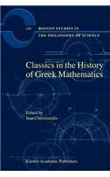 Classics in the History of Greek Mathematics