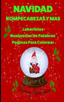 Rompecabezas de Navidad Más: Laberintos, Búsquedas de Palabras, Páginas Para Colorear