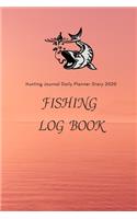 Fishing log book notebook