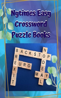 Nytimes Easy Crossword Puzzle Books: 10 Minute Crossword Puzzles - Medium Difficulty Crossword Puzzle Books, Relaxing Puzzles Forward Crossword Puzzles, Easy to Hard Puzzles to Boost Yo