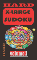 Hard X Large Sudoku-Volume1: (1 Sudoku Puzzles Book for Adults with Solutions)