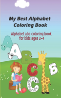 My Best Alphabet Coloring Book