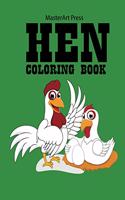 Master Art Press Hen Coloring Book