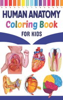 Human Anatomy Coloring Book For Kids: Fun and Easy Human Anatomy Coloring Book for Kids. Human Anatomy and Human Body Coloring Book. Brain Heart Lung Liver Figure Ear Anatomy Coloring Bo