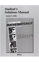 Student Solutions Manual for Thinking Mathematically