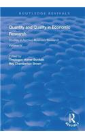 Quantity and Quality in Economic Research