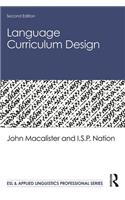 Language Curriculum Design