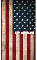 USA American Flag Sir Michael Huhn Artist Creative Journal