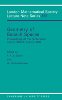 Geometry of Banach Spaces