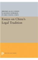 Essays on China's Legal Tradition