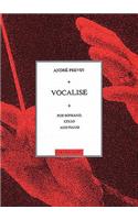 Vocalise For Soprano, Cello And Piano