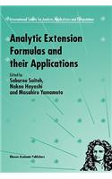 Analytic Extension Formulas and Their Applications