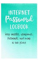 Internet Password Logbook Keep Websites, Usernames, Passwords, and More in One Place