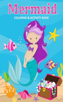 Mermaid Coloring & Activity Book