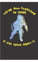 Astronaut Science Space Travel Notebook Journal