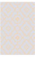 Morrocan Design College Ruled Notebook: College Ruled Notebook 6 X 9: College Ruled Notebook 130 Pages