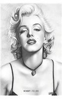 Mommy-To-Do: Stay At Home Mom To Do List Notebook 6x9 125 Pages Glossy Finish Marilyn Monroe Black And White Drawing