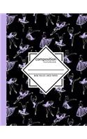Composition Notebook Wide Ruled Lined Paper