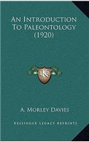 An Introduction to Paleontology (1920)