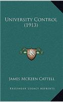 University Control (1913)