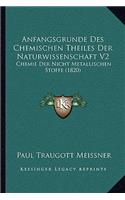 Anfangsgrunde Des Chemischen Theiles Der Naturwissenschaft V2