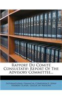 Rapport Du Comite Consultatif