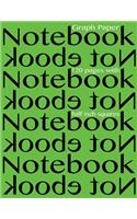Graph Paper Notebook 1/2 inch squares 120 pages: Notebook not Ebook 8.5" x 11" graph paper notebook with 1/2 inch squares, perfect bound, ideal for graphs, math sums, composition notebook or even j