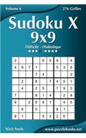 Sudoku X 9x9 - Difficile Ã? Diabolique - Volume 6 - 276 Grilles