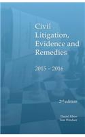 Civil Litigation, Evidence and Remedies 2015 - 2016