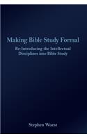 Making Bible Study Formal