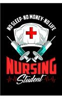No Sleep No Money No Life Nursing Student