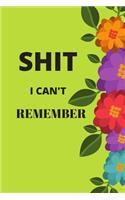 Shit I Can't Remember