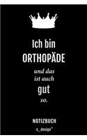 Notizbuch für Orthopäden / Orthopäde / Orthopädin