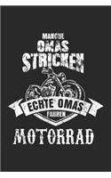 Manche Omas Stricken Echte fahren Motorrad