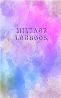 Mileage Log Book: Vehicle Journal - Gas Mileage Tracker for Work and Business - Car Counter and Logger - Pocket Size - Small - Elegant Cover with Cute Watercolor