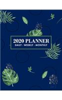 2020 Planner: 2020 Weekly & Monthly Planner for January 2020 - December 2020 + To Do List Section, Includes Important Dates, Birthday, Goals + Notes Page, Calenda