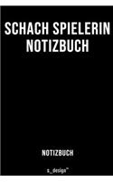 Notizbuch für Schach Spielerin