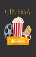 Cinema Journal: Great Gift for Movie Fans -Journal for Record of all the Movie you watched- Movie Journal -Film Log- 8" x 10" Large, Paperback