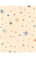 Star Notebook: Cute Journal Book Ruled Lined Page Paper For Teen Girl Women Lady Princess Preschool Kindergarten Primary School Writing Activity Diary Record Plann(19 Star Notebook)