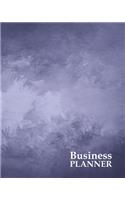 Business Planner: 8" x 10" - Planner, Organizer and Record-Keeper - Blue Purple Pattern - Plan, Organize, and Track Everything In Your Business!