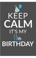 Keep Calm It's My 11th Birthday