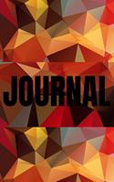 Polygonal Abstract Geometric Background Lined Writing Journal Vol. 16