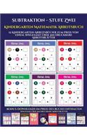 Kindergarten Mathematik Arbeitsbuch (Subtraktion - Stufe Zwei): 12 Kindergarten-Arbeitsbücher zum Preis von einem. Insgesamt über 300 druckbare Arbeitsblätter(31 Kindergarten Mathematik Arbeitsbuch)