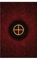 Monogram Gnosticism Notebook: Blank Journal Diary Log(40 Monogram Crimson 150 Lined)
