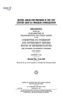 Moving Ahead for Progress in the 21st Century (MAP-21) program consolidation: hearing before the Subcommittee on Transportation and Public Assets of the Committee on Oversight and Government Reform, House of Representatives, O