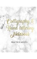 Calligraphy & Hand Lettering Notebook Practice Sheets