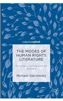 Modes of Human Rights Literature