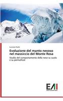 Evoluzione del manto nevoso nel massiccio del Monte Rosa