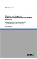 Mädchen und Jungen im mathematisch-naturwissenschaftlichen Unterricht