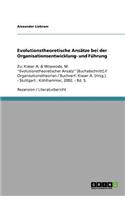 Evolutionstheoretische Ansätze bei der Organisationsentwicklung- und Führung